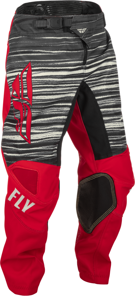 Fly Racing Youth Kinetic Wave Pants Red/Grey Sz 24 375-53724