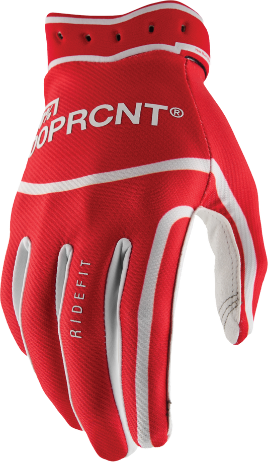 Ridefit Gloves Red Md
