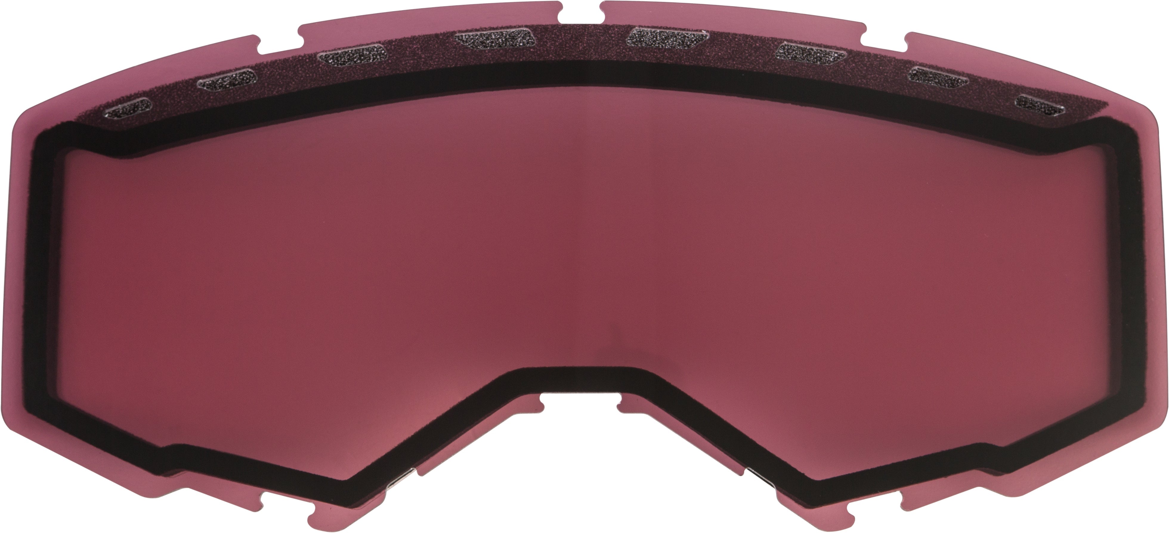Fly Racing Dual Lens With Vents Adult Silver Mirror/Rose 37-5461