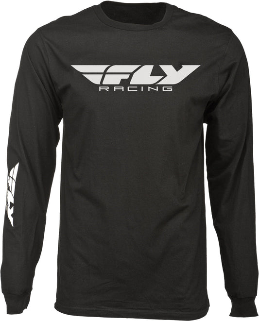 Fly Racing Fly Corporate Long Sleeve Tee Black 2x 352-41402X