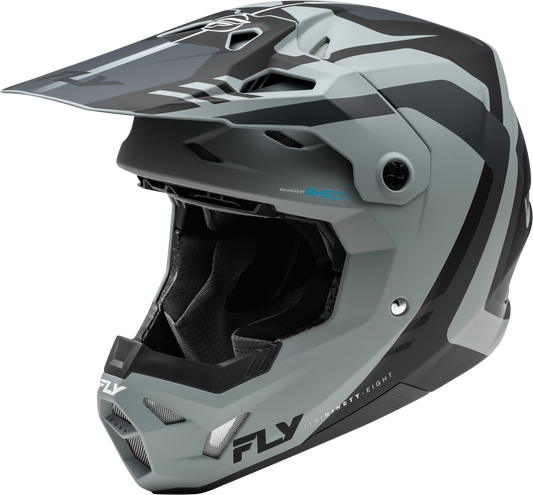 Fly Racing Formula Cp Krypton Helmet Matte Grey/Black Lg 73-0035L