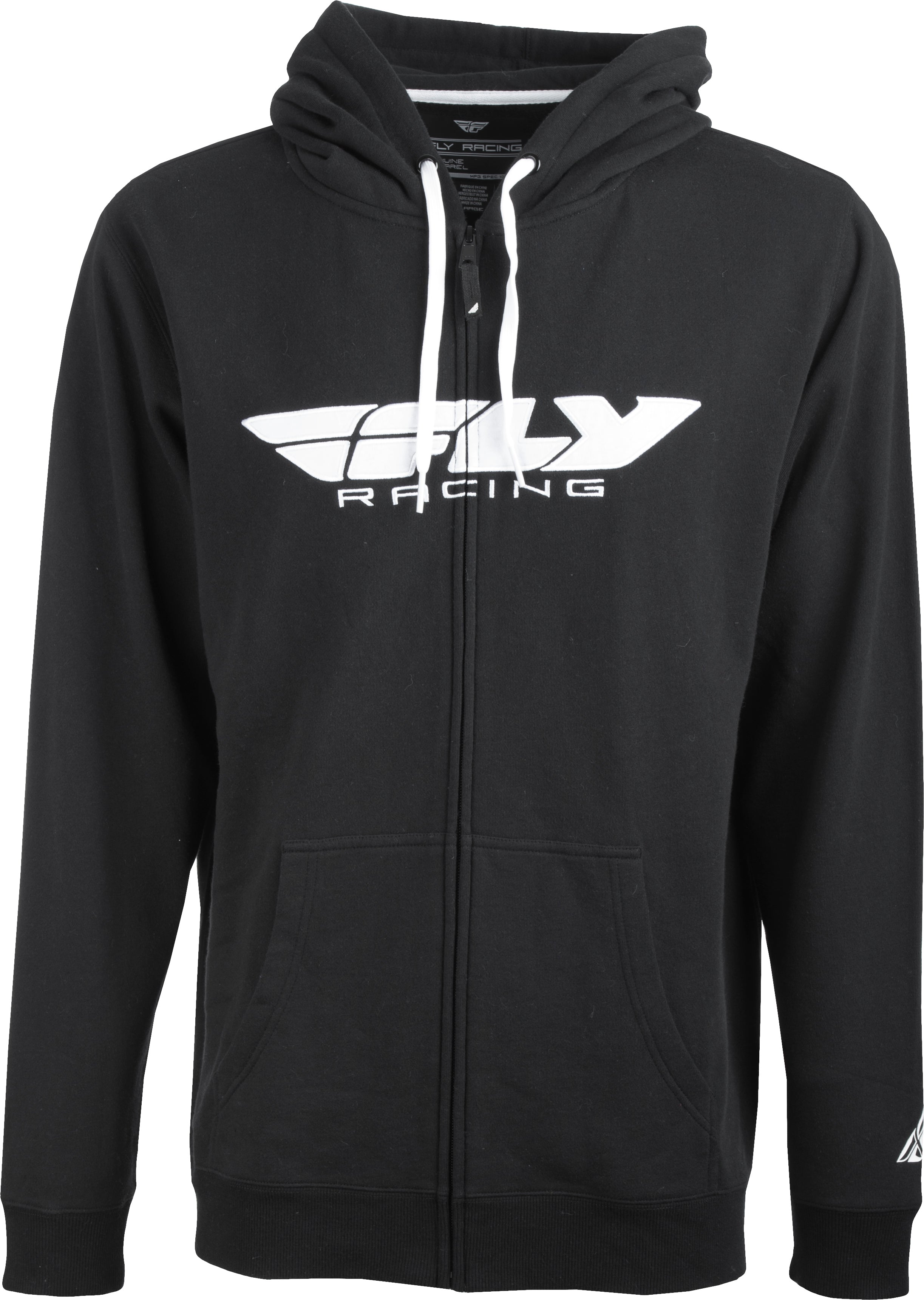 Fly Racing Fly Corporate Zip Up Hoodie Black Xl 354-0190X