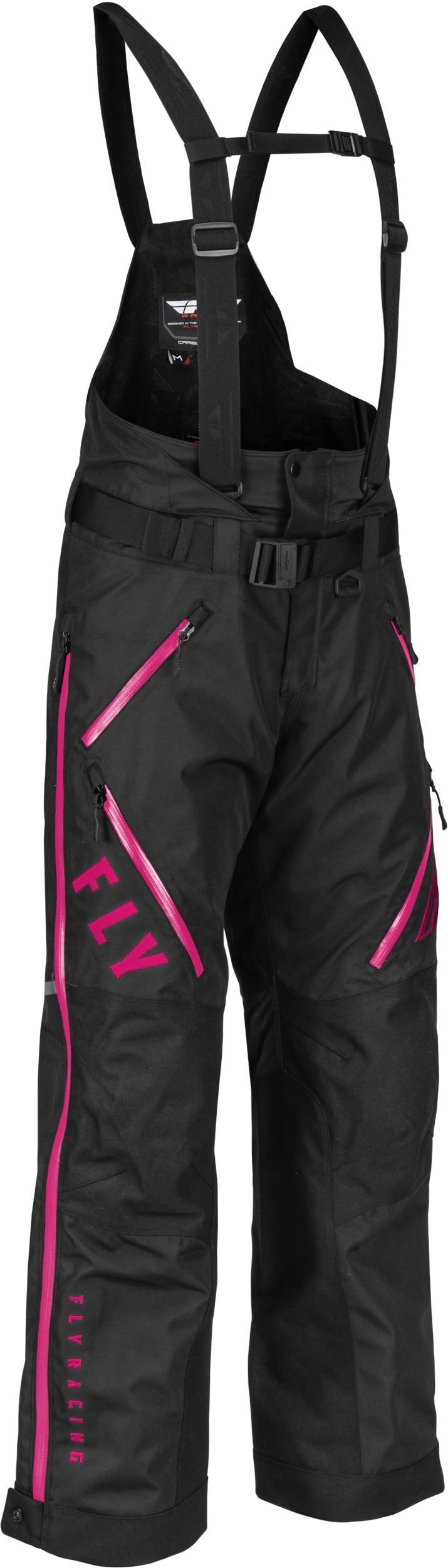 Fly Racing Women'S Carbon Bib Black/Pink Xl 470-4507X