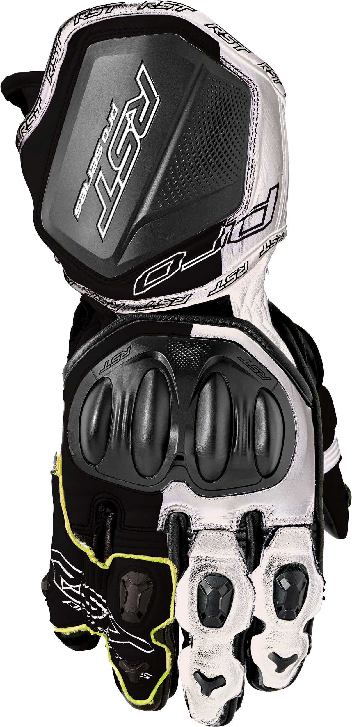 IN STOCK RST Pro Series Gp D3o Gloves Black/White Leather Md 556-3715609