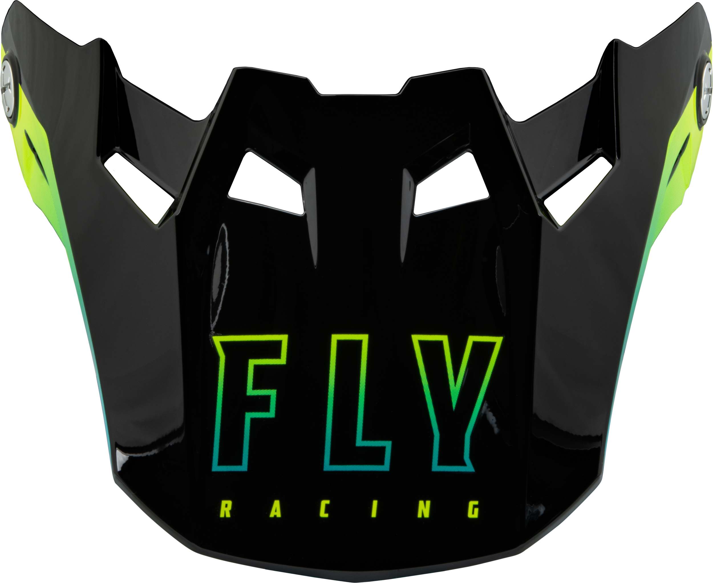 Fly Racing Formula Cc Centrum Visor Black/Blue/Hi-Vis Yl/Sm 73-47130S