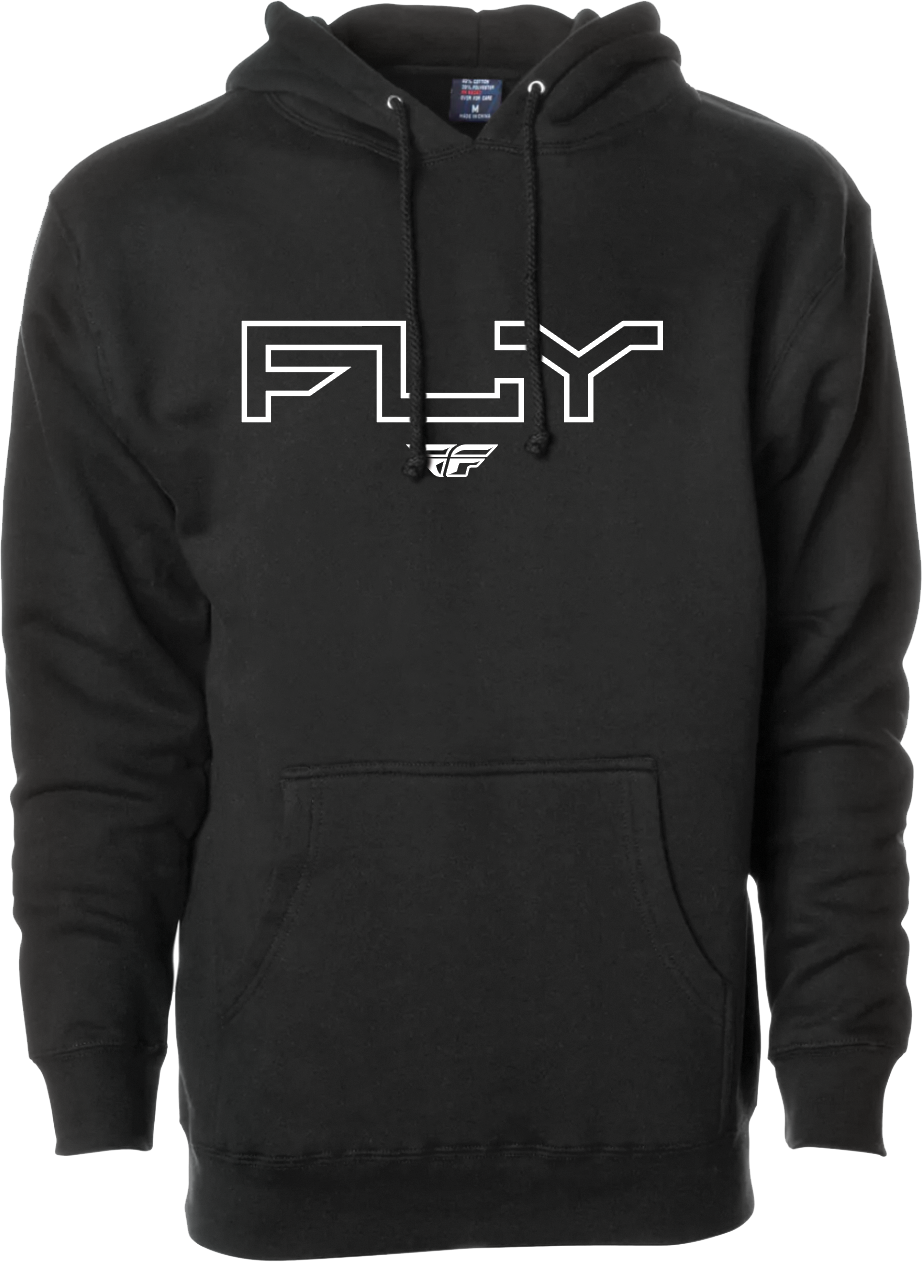Fly Racing Fly Edge Hoodie Black Lg 354-0304L