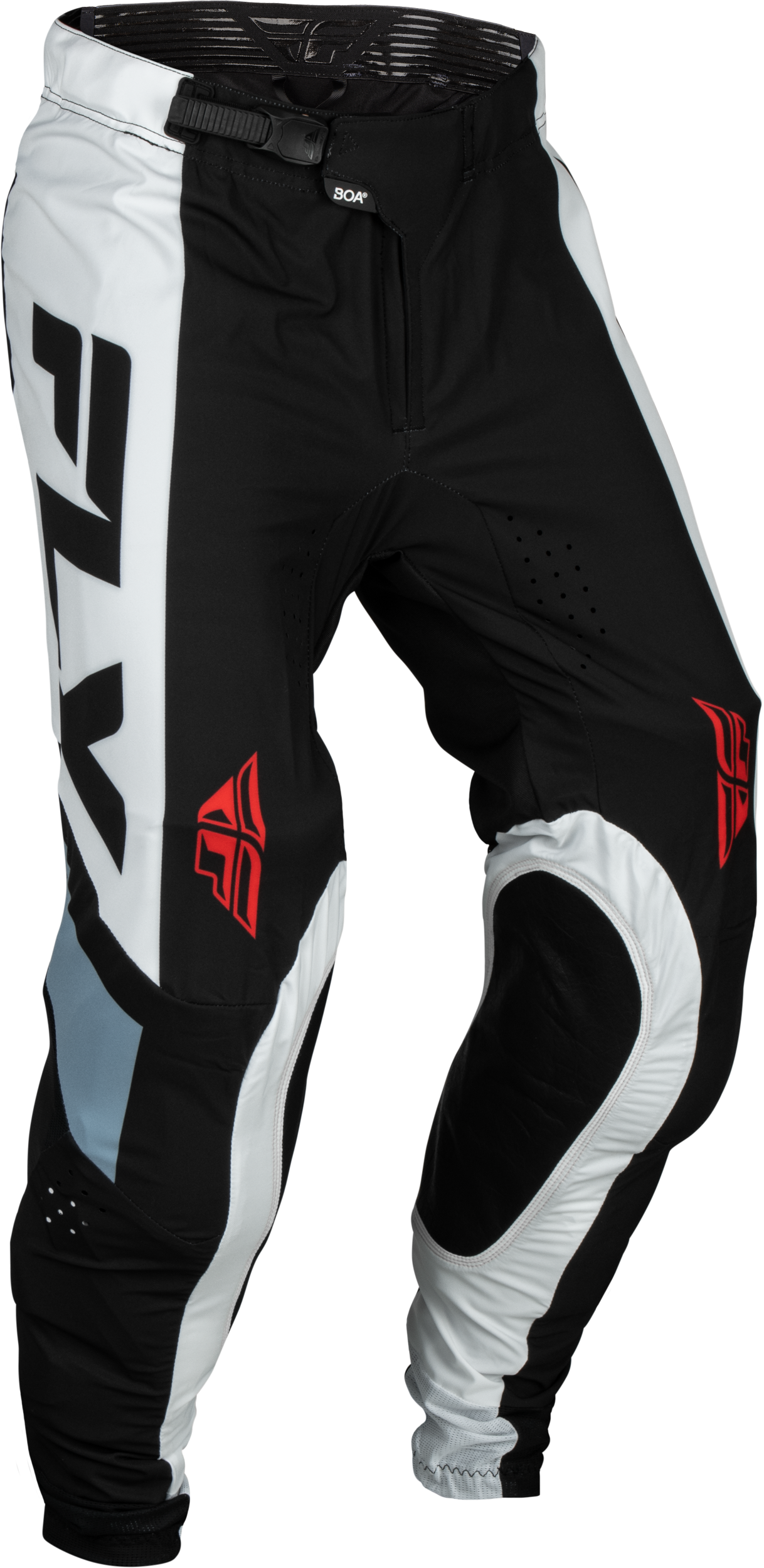 Fly Racing Youth Lite Pants Black/White/Denim Grey Sz 26 377-73026