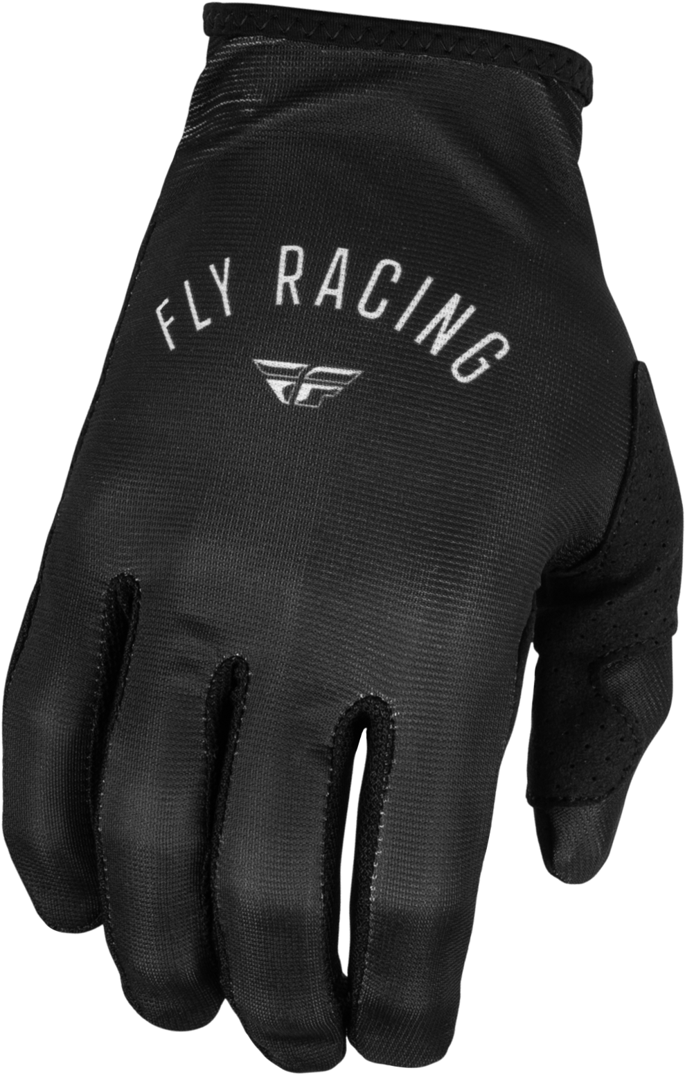 Fly Racing Girl'S Lite Gloves Black/Light Grey Yl 377-610YL