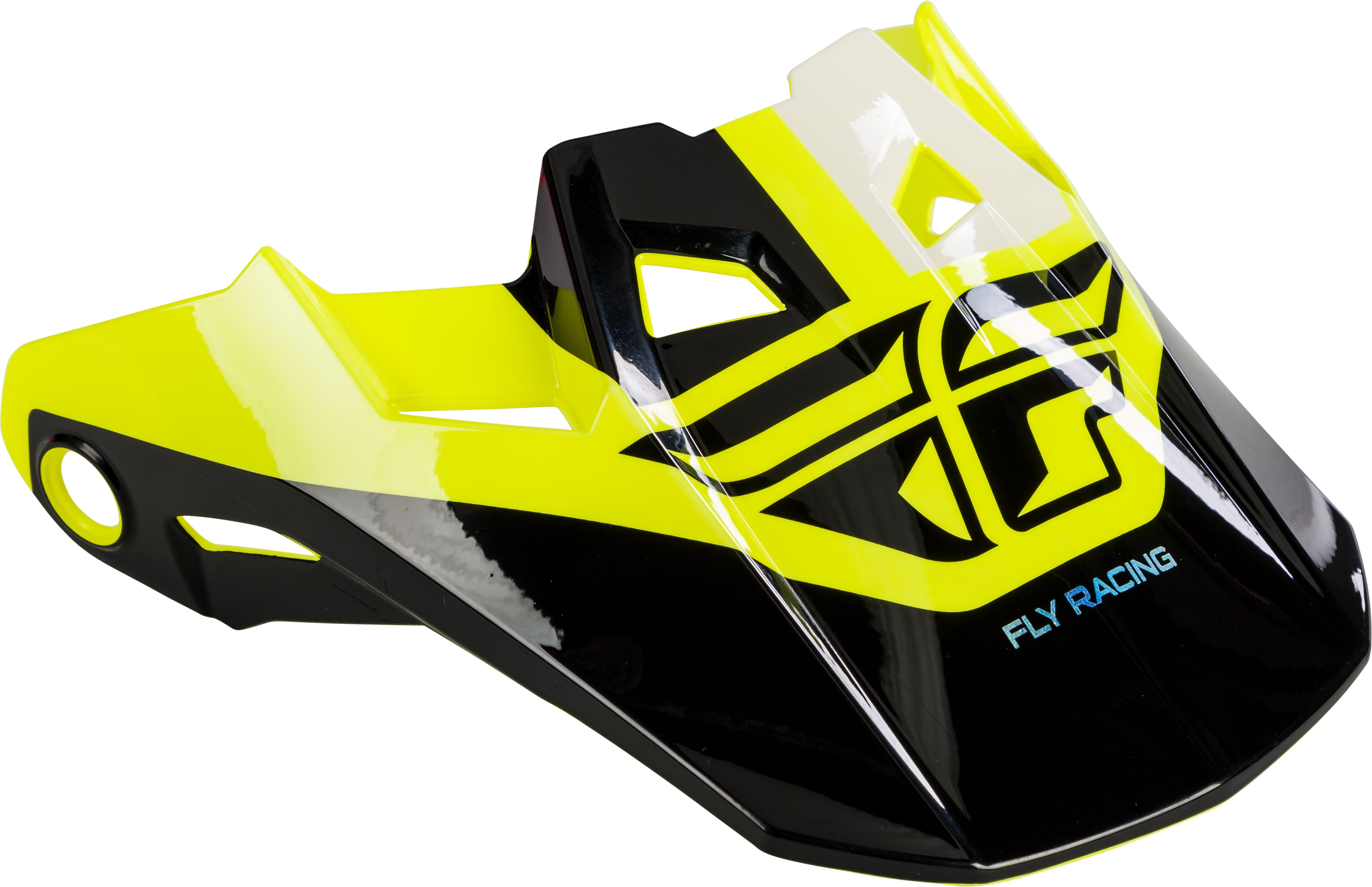 Fly Racing Formula Visor Black/Hi-Vis Xl-2x 73-47204X
