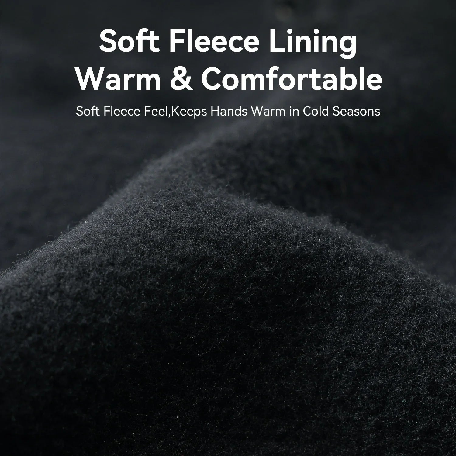 Fleece-Lined Full-Finger Cycling Gloves