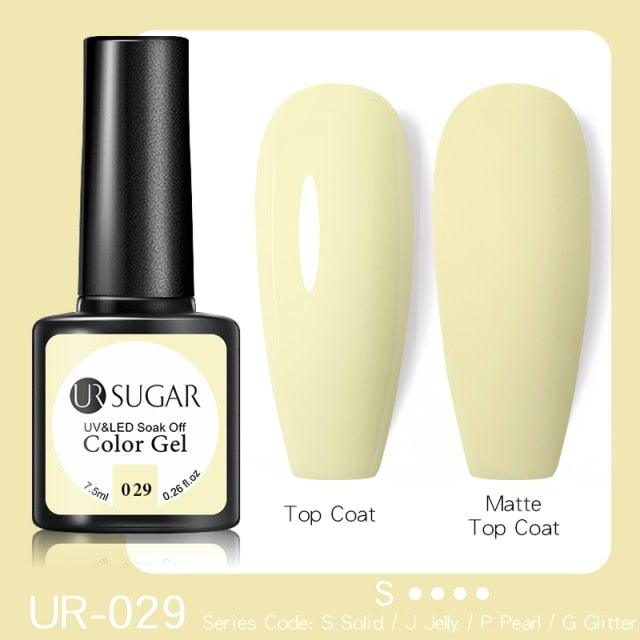 Fluorescent Gel Nail Polish Yellow Green High Quality Colors UV Strong Matte Effect Luxury Design For Girls and Women