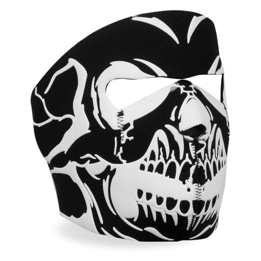 FMA1028 Face Mask Puff Ink Skull