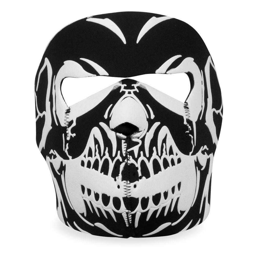 FMA1028 Face Mask Puff Ink Skull