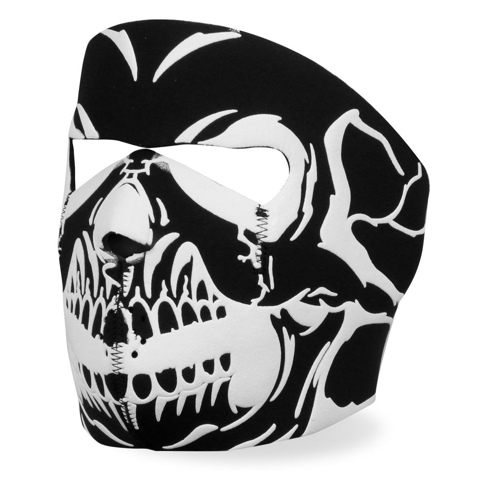 FMA1028 Face Mask Puff Ink Skull