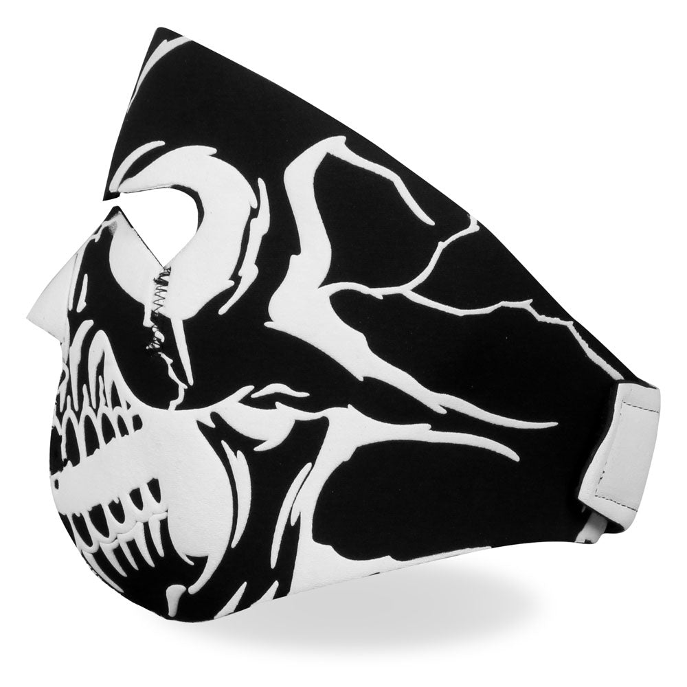 FMA1028 Face Mask Puff Ink Skull