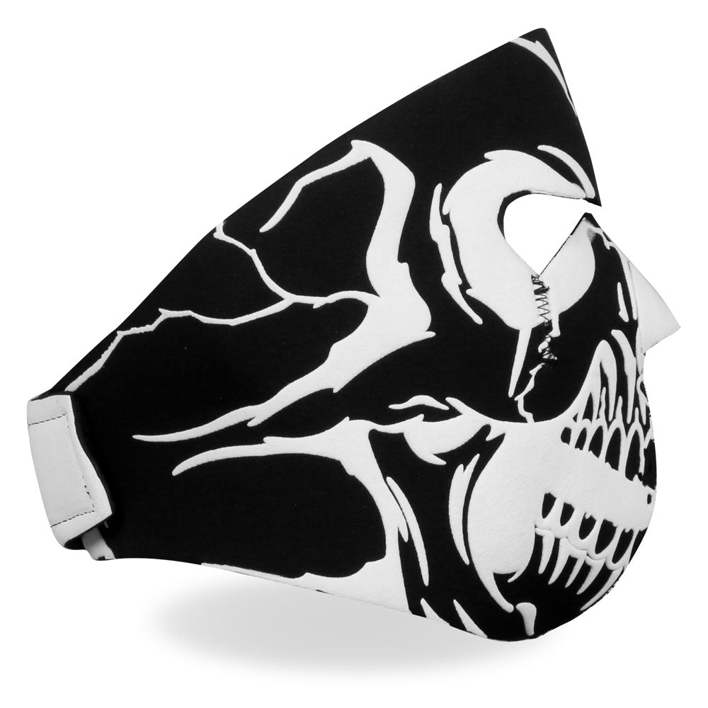 FMA1028 Face Mask Puff Ink Skull