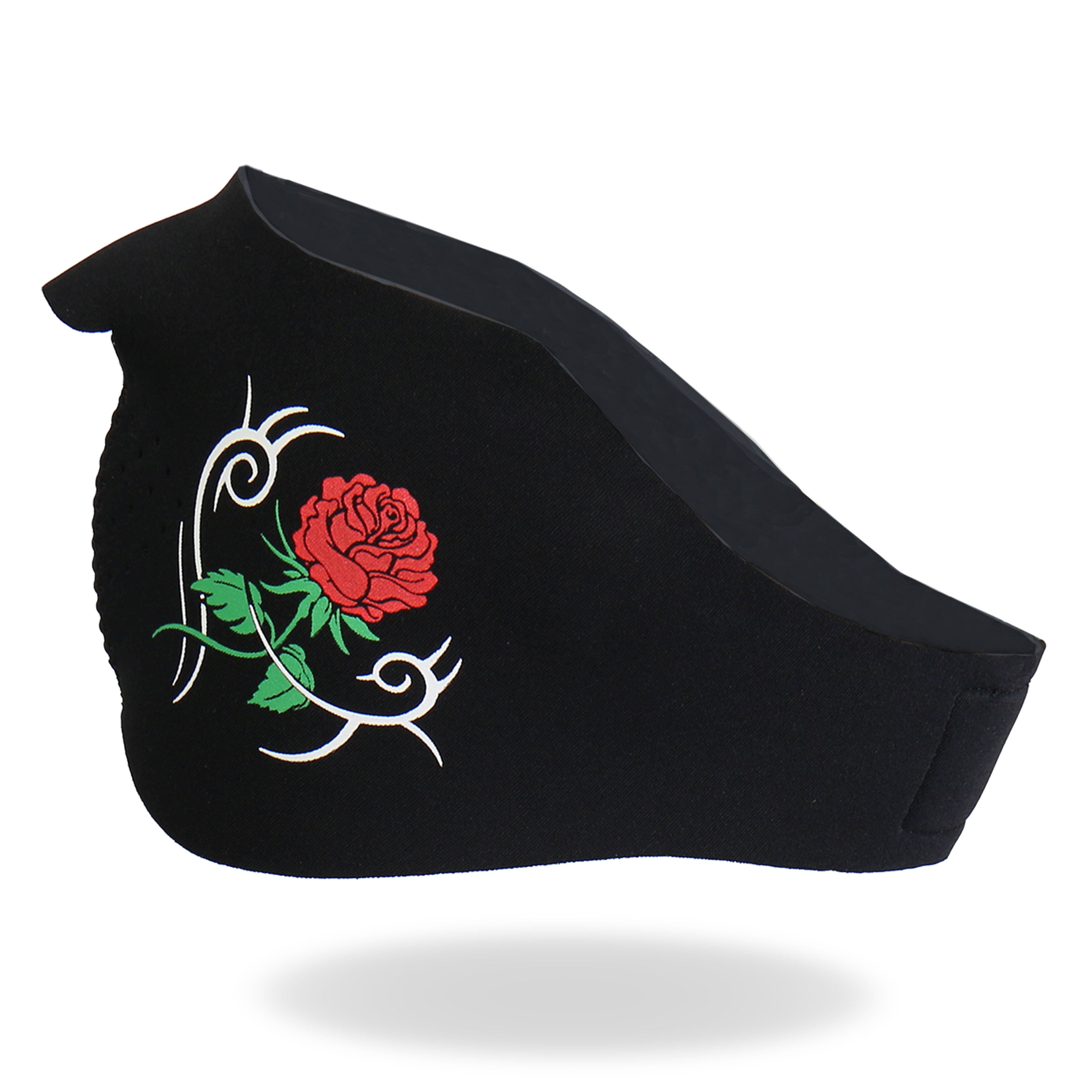 FMB1003  Ladies Tribal Rose Neoprene 1/2 Face Mask