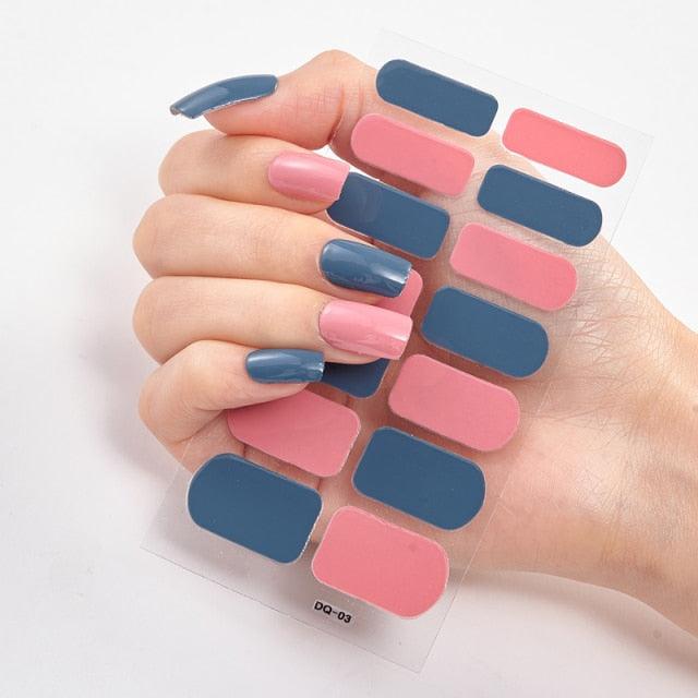 Full Cover Nail Stickers Designer Nail Decals Fashion Five Sorts of Nail Stickers  Nail Sticker set Nail Decoration Nail Strips 3D Nail Art Stickers Decal Slider Template Diy Nail Tool Decorations Nail Art Design Self Adhesive Luxury Designer Nail Sticker