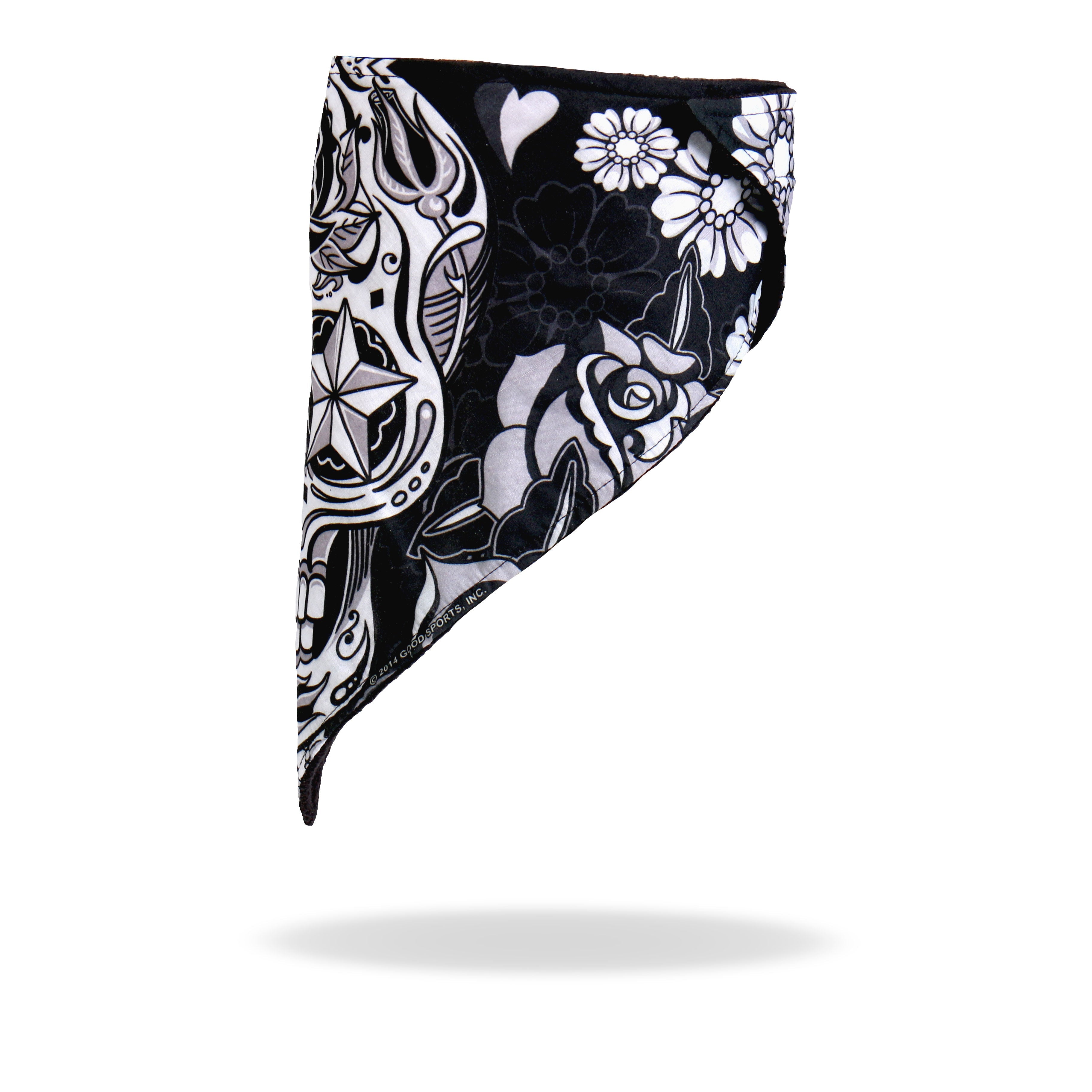 FWC1002 Sugar Skull Face Wrap Neck Warmer