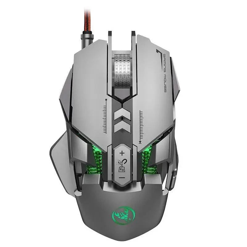 Gaming Ergonomic Wired Mouse 6400DPI Comfortable Game Mouse Optical PC USB Mice
