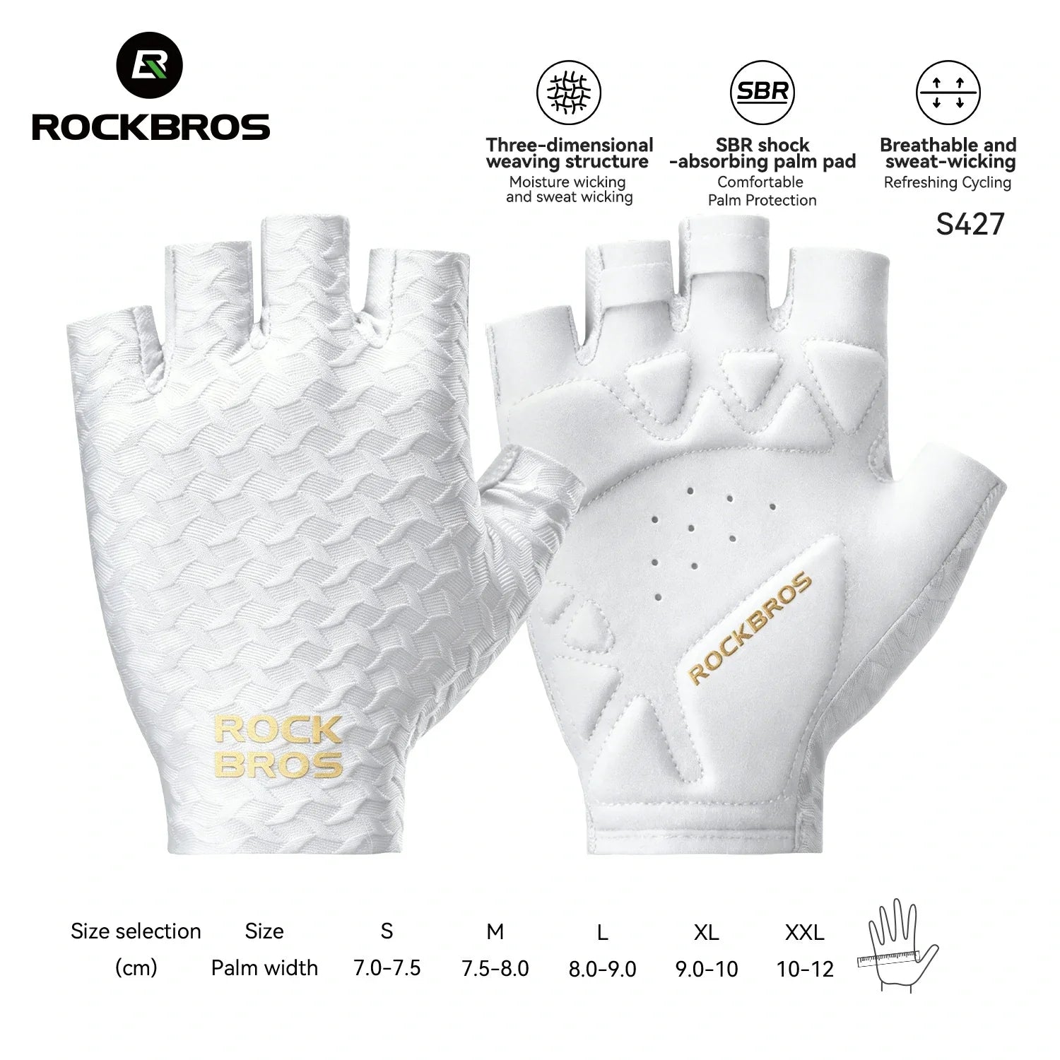 Half Finger Cycling Gloves with SBR Padding