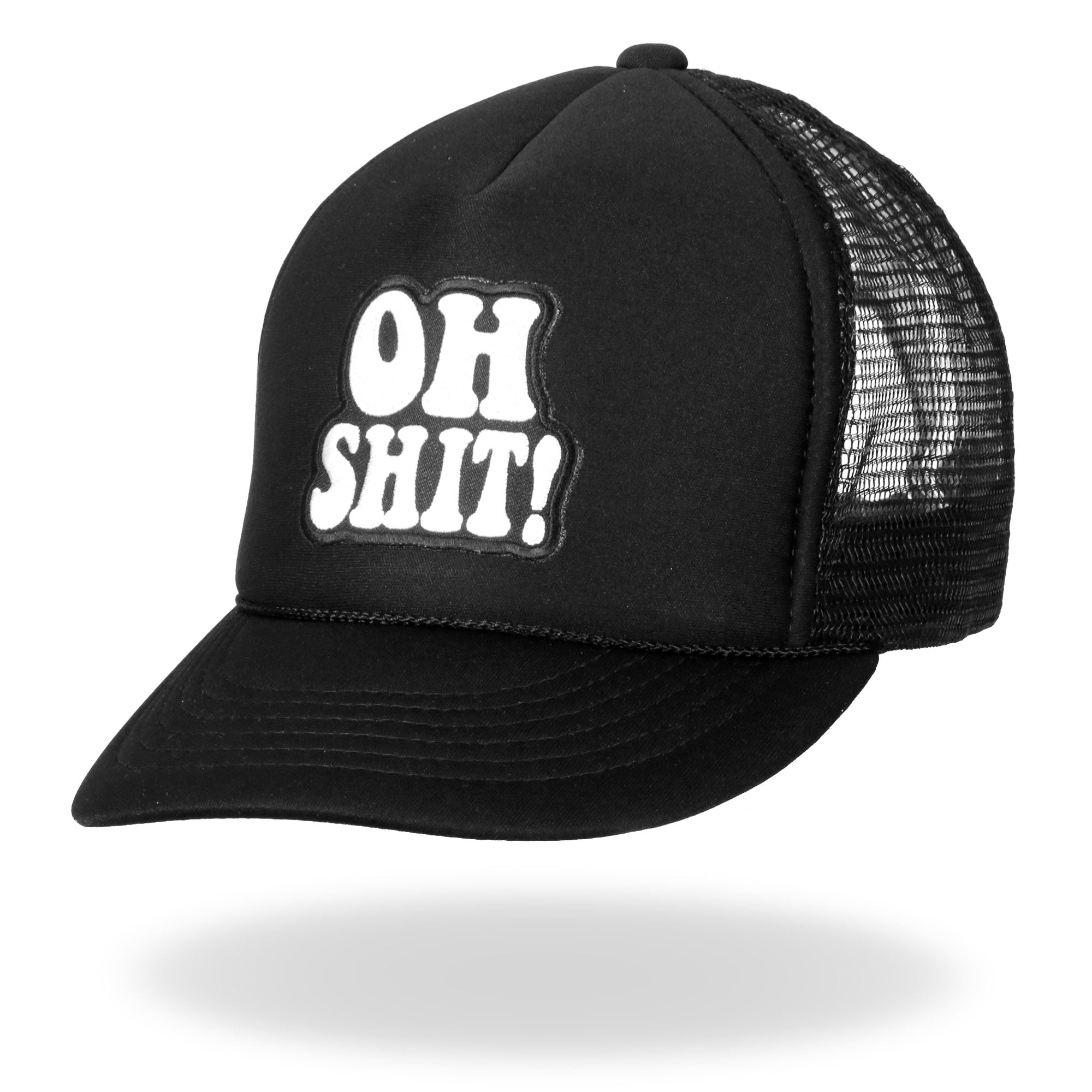 GSH1006 Oh Shit Trucker Black Hat