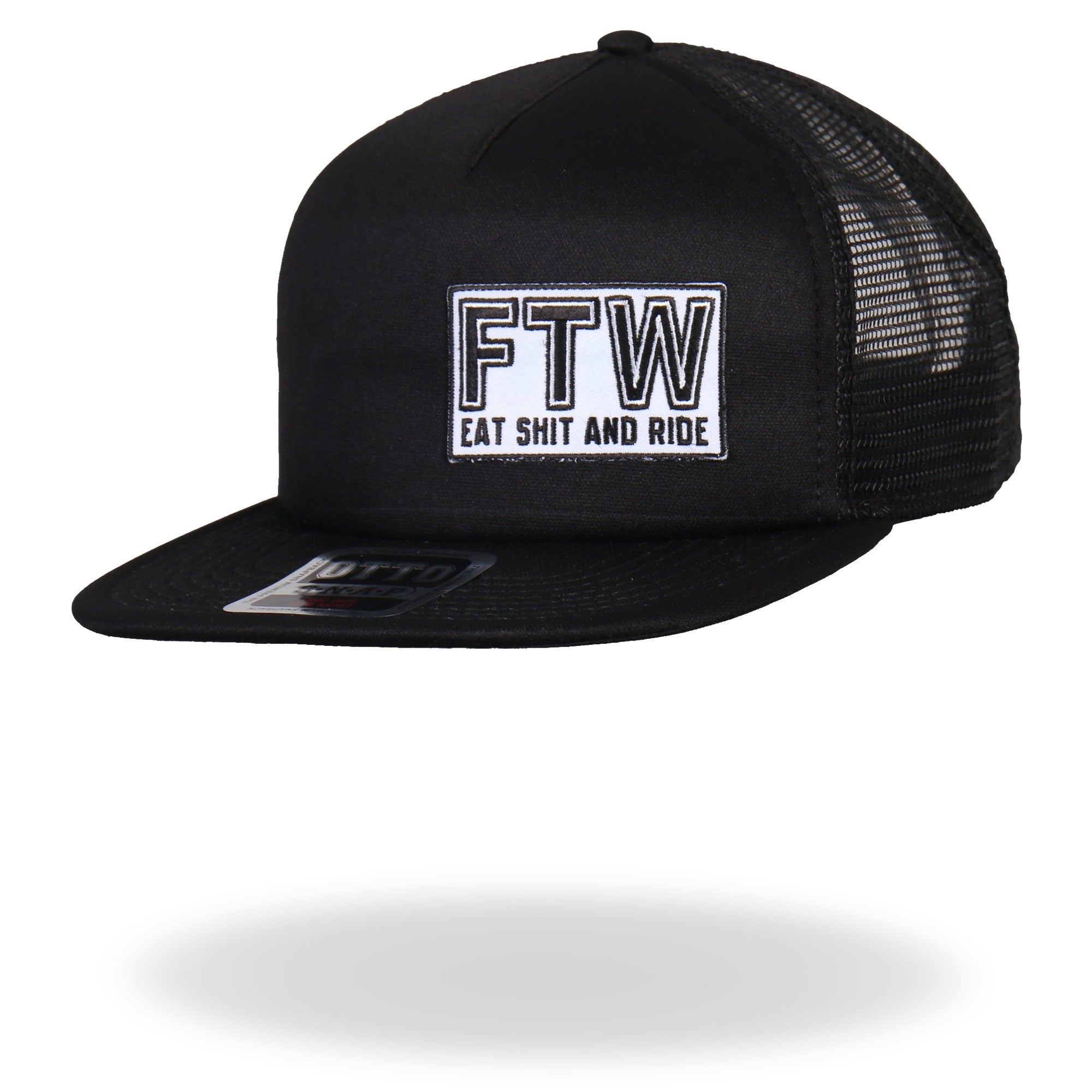 GSH1013 FTW All Black Snap Back Hat