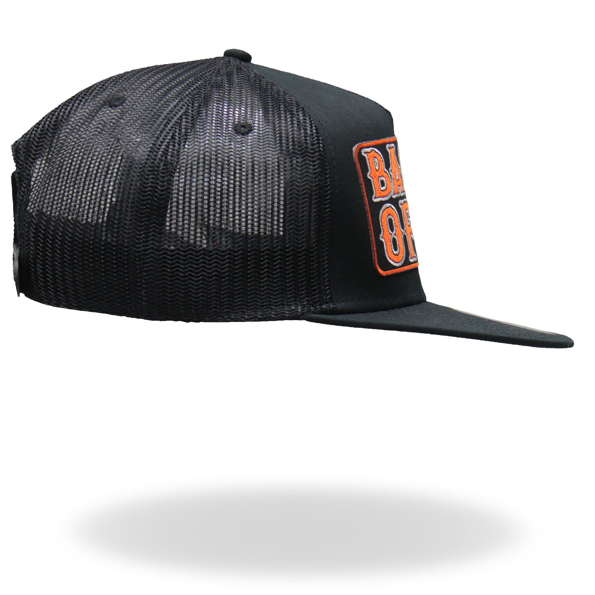 GSH1020 Black ‘Back Off Bone Finger’ Snap Back Hat