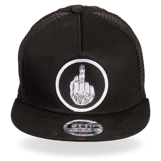 GSH4001 DILLIGAF Middle Finger Snap Back Hat