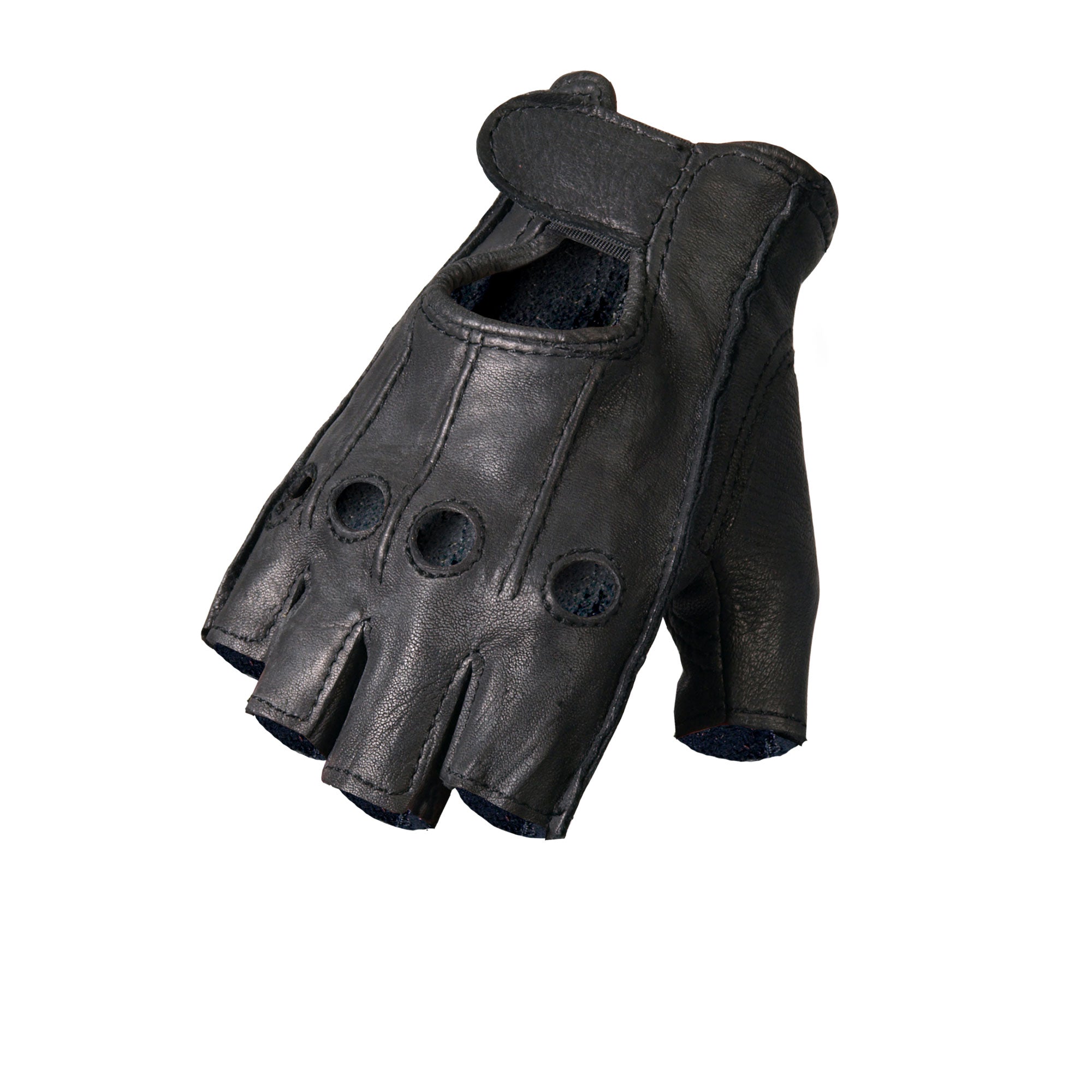 GVD1005 Deerskin Fingerless Gloves