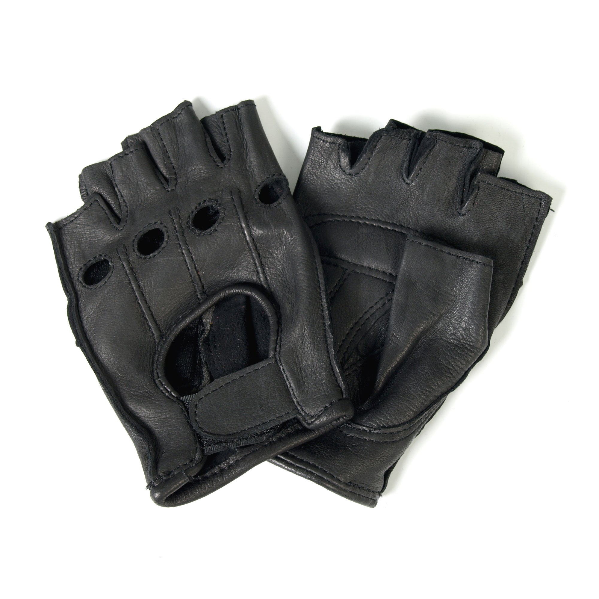 GVD1005 Deerskin Fingerless Gloves