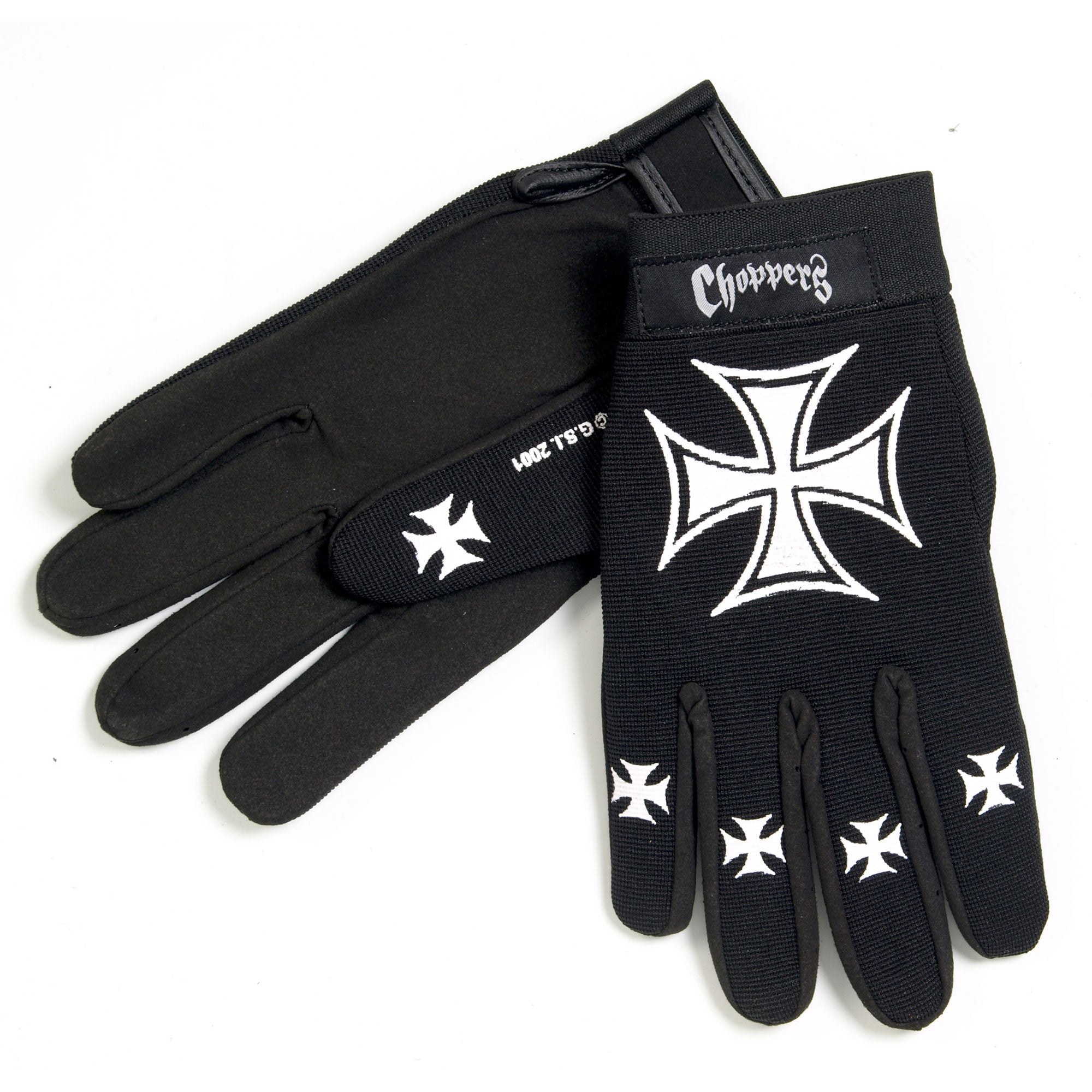 GVM2001 Iron Crosses Choppers Mechanics Gloves