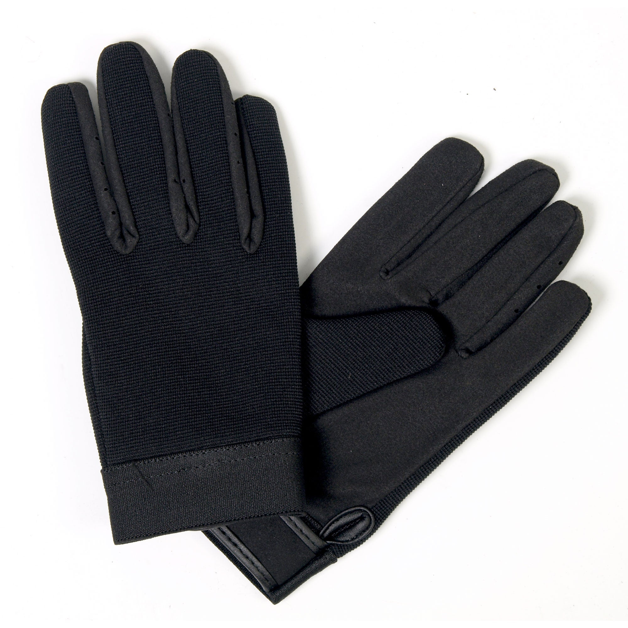GVM2005 Plain Black Mechanics Gloves
