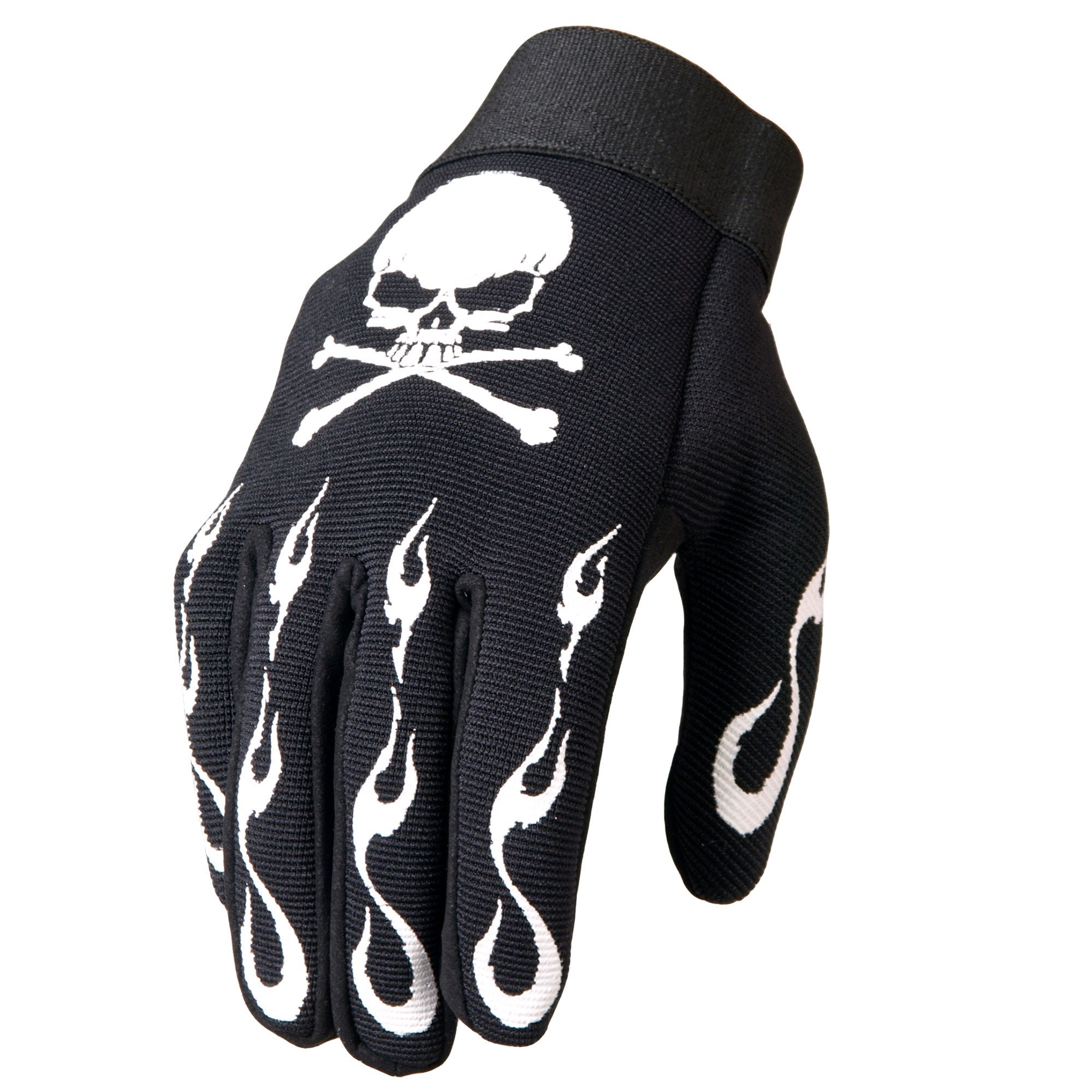 GVM2006 Skull and Crossbones Mechanics Gloves