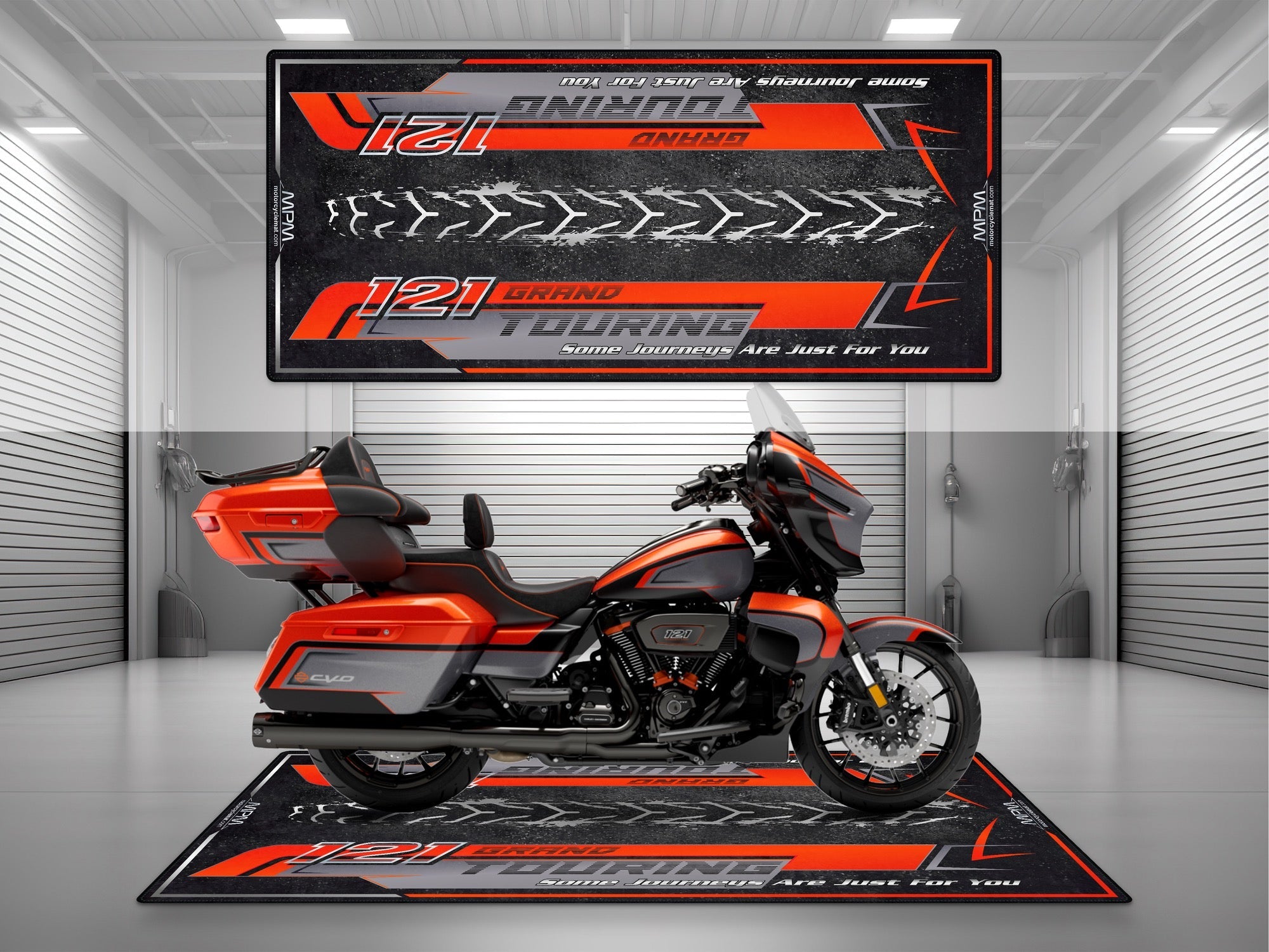 MPM Motorcycle Mat for Touring Motorcycle "Some Journeys are Just for You" - MM4316