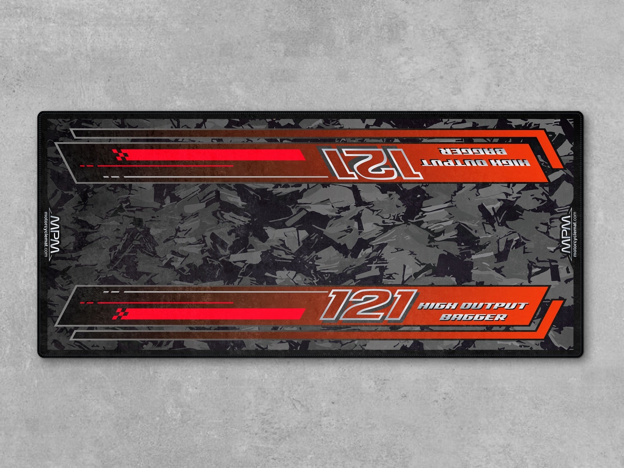 MPM Motorcycle Mat for Touring Motorcycle "High Output Bagger" - MM4287