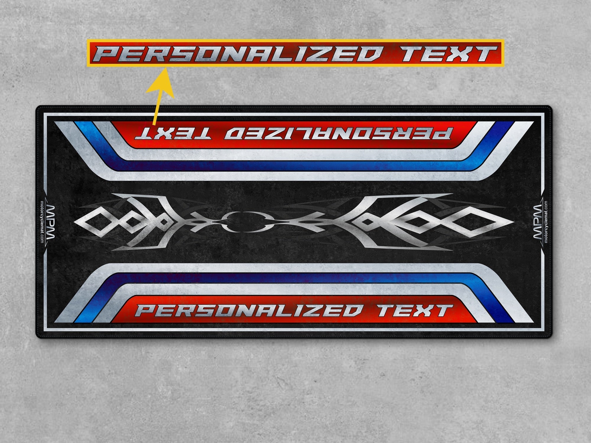 MPM Motorcycle Mat for Cruiser Motorcycle "Glide Beyond The Horizon" - MM4286
