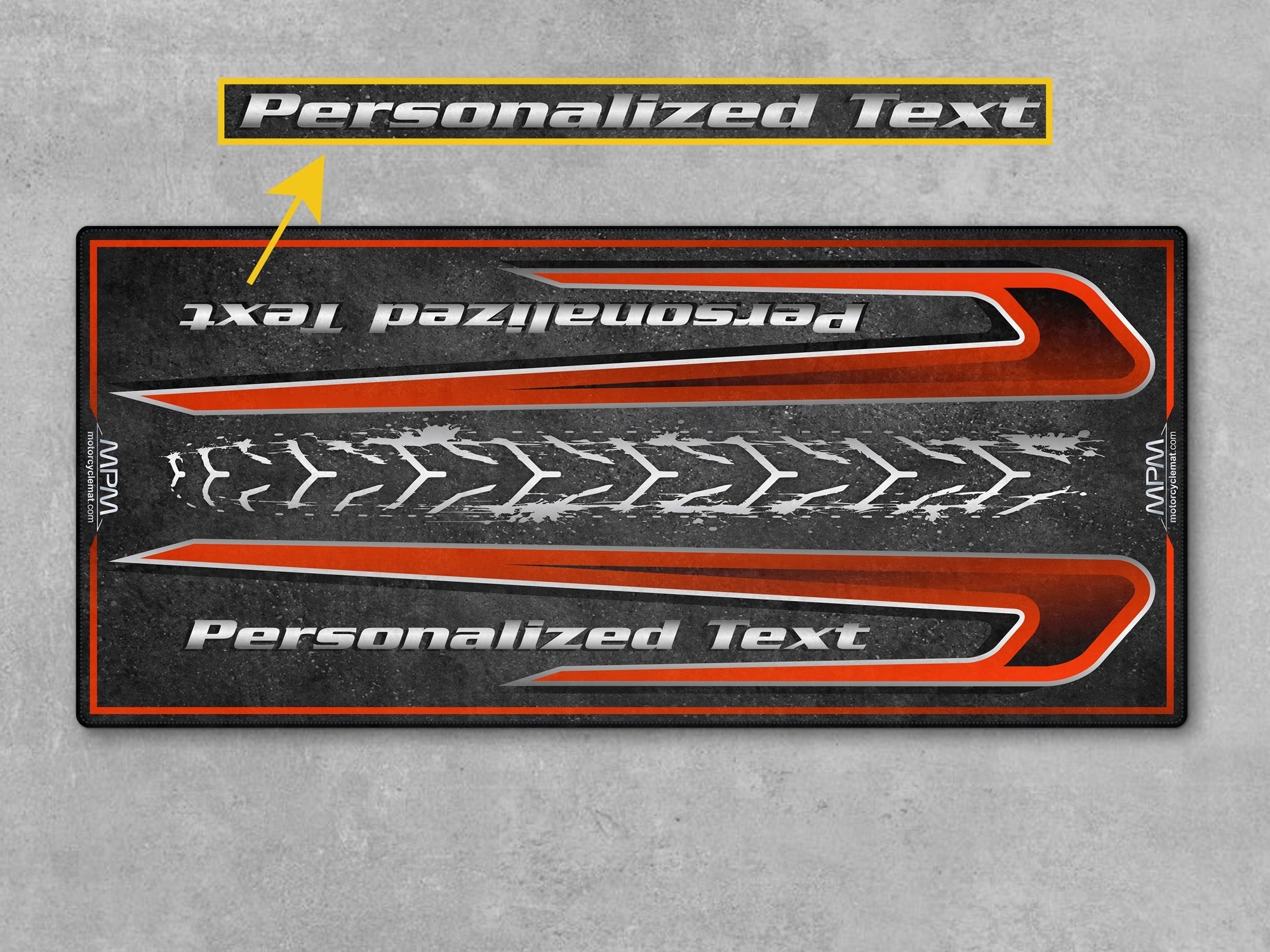 MPM Motorcycle Mat for Touring Motorcycle "Not Every Ride Needs a Reason" - MM4312
