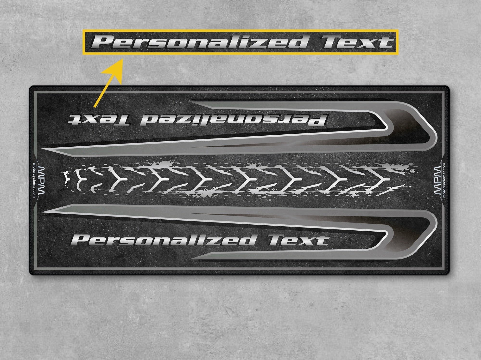 MPM Motorcycle Mat for Touring Motorcycle "Not Every Ride Needs a Reason" - MM4312