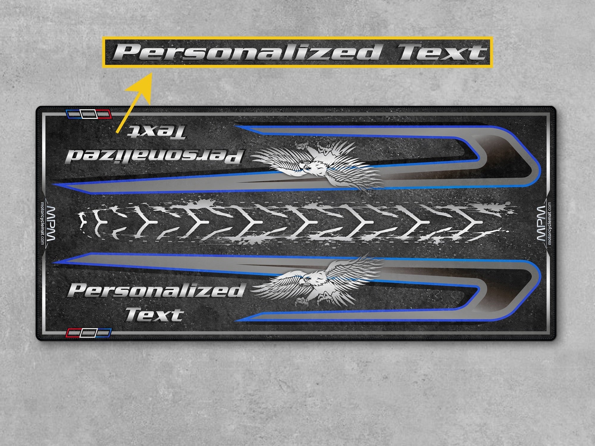 MPM Motorcycle Mat for Touring Motorcycle "Not Every Ride Needs a Reason" - MM4312