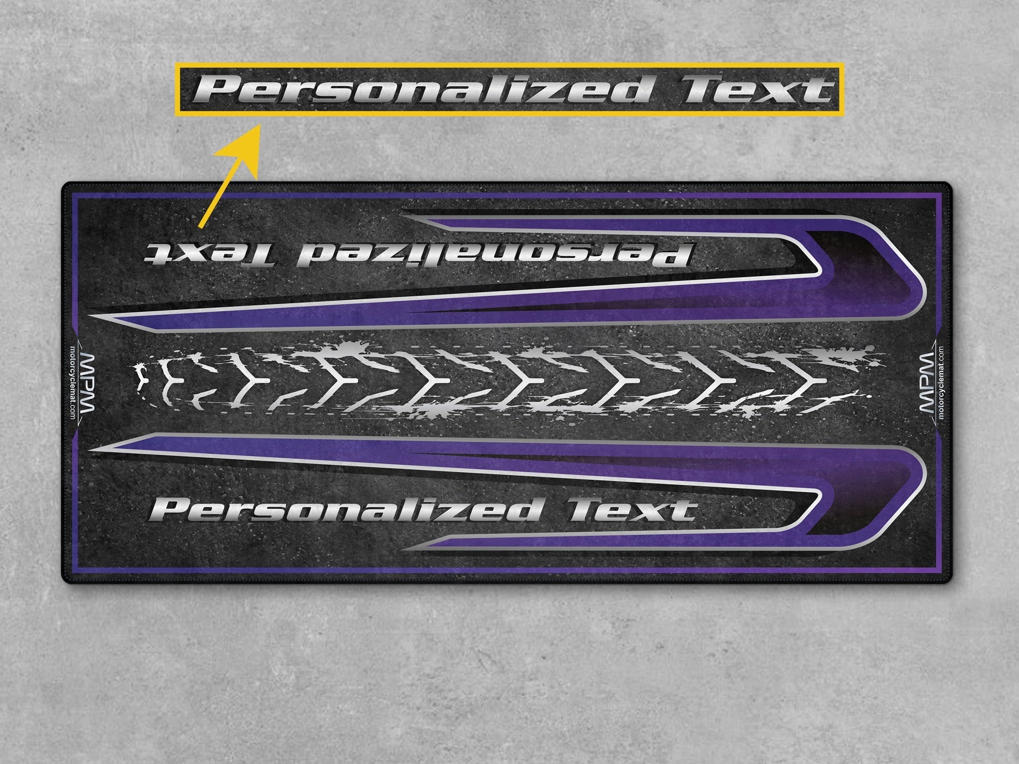 MPM Motorcycle Mat for Touring Motorcycle "Not Every Ride Needs a Reason" - MM4312