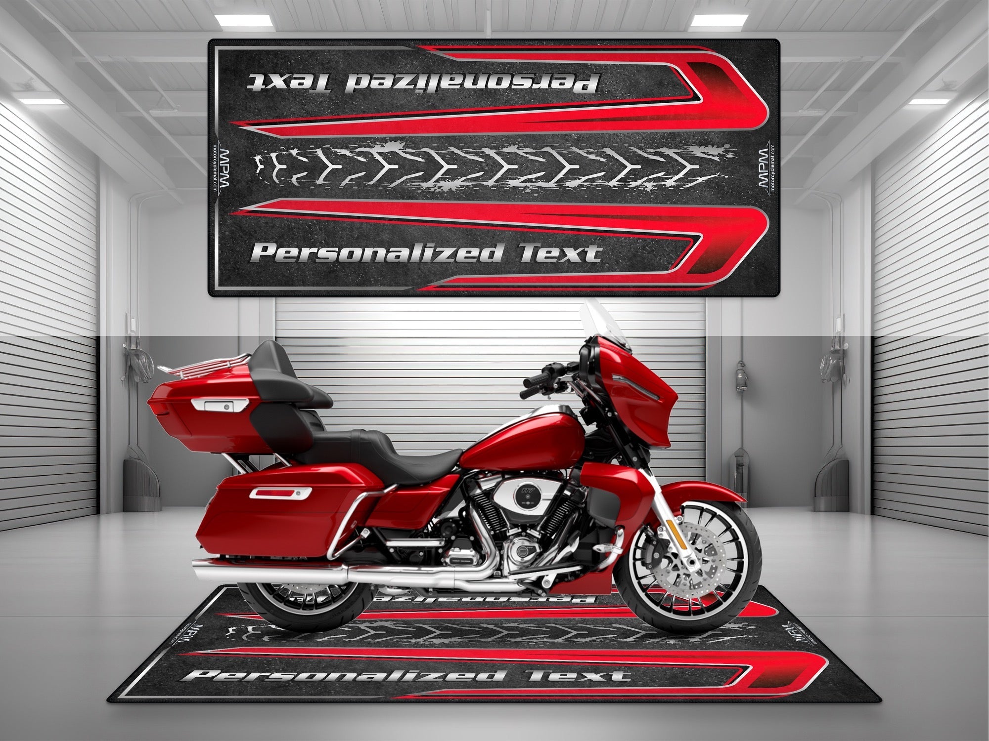 MPM Motorcycle Mat for Touring Motorcycle "Find Your Freedom on the Street" - MM4313