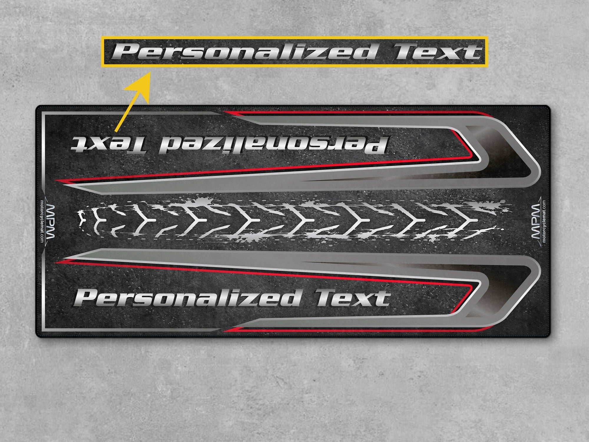 MPM Motorcycle Mat for Touring Motorcycle "Find Your Freedom on the Street" - MM4313