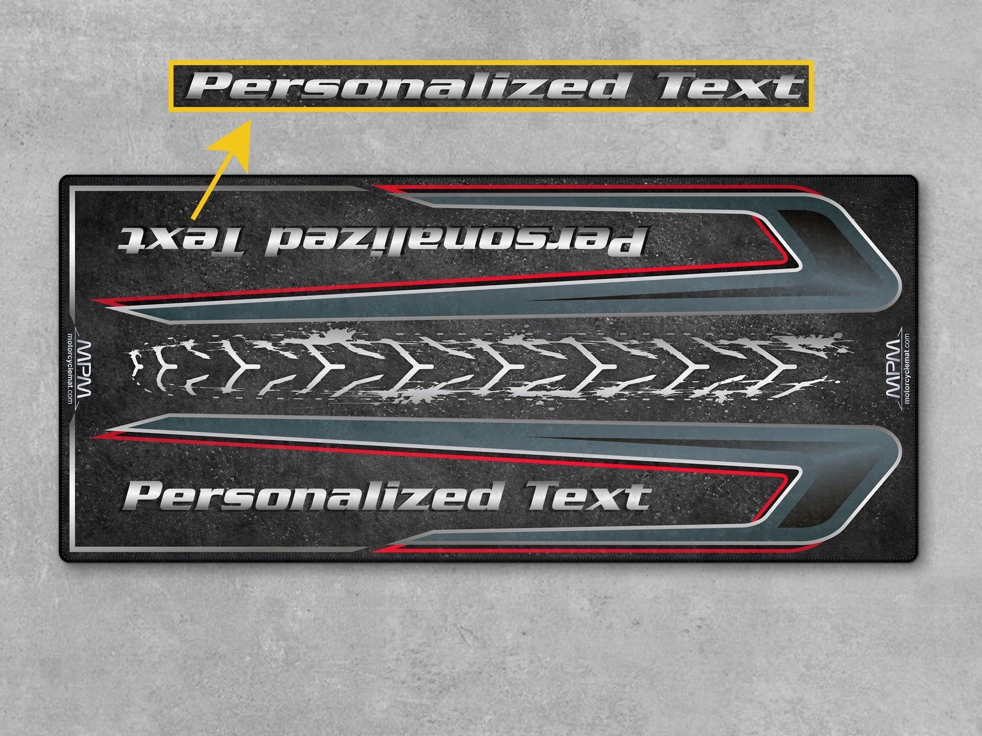 MPM Motorcycle Mat for Touring Motorcycle "Find Your Freedom on the Street" - MM4313
