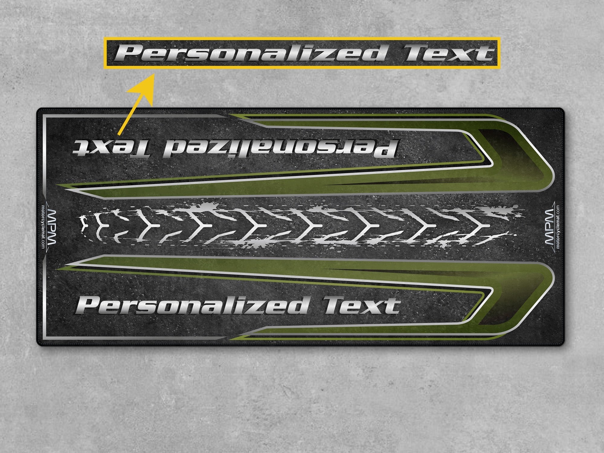 MPM Motorcycle Mat for Touring Motorcycle "Find Your Freedom on the Street" - MM4313
