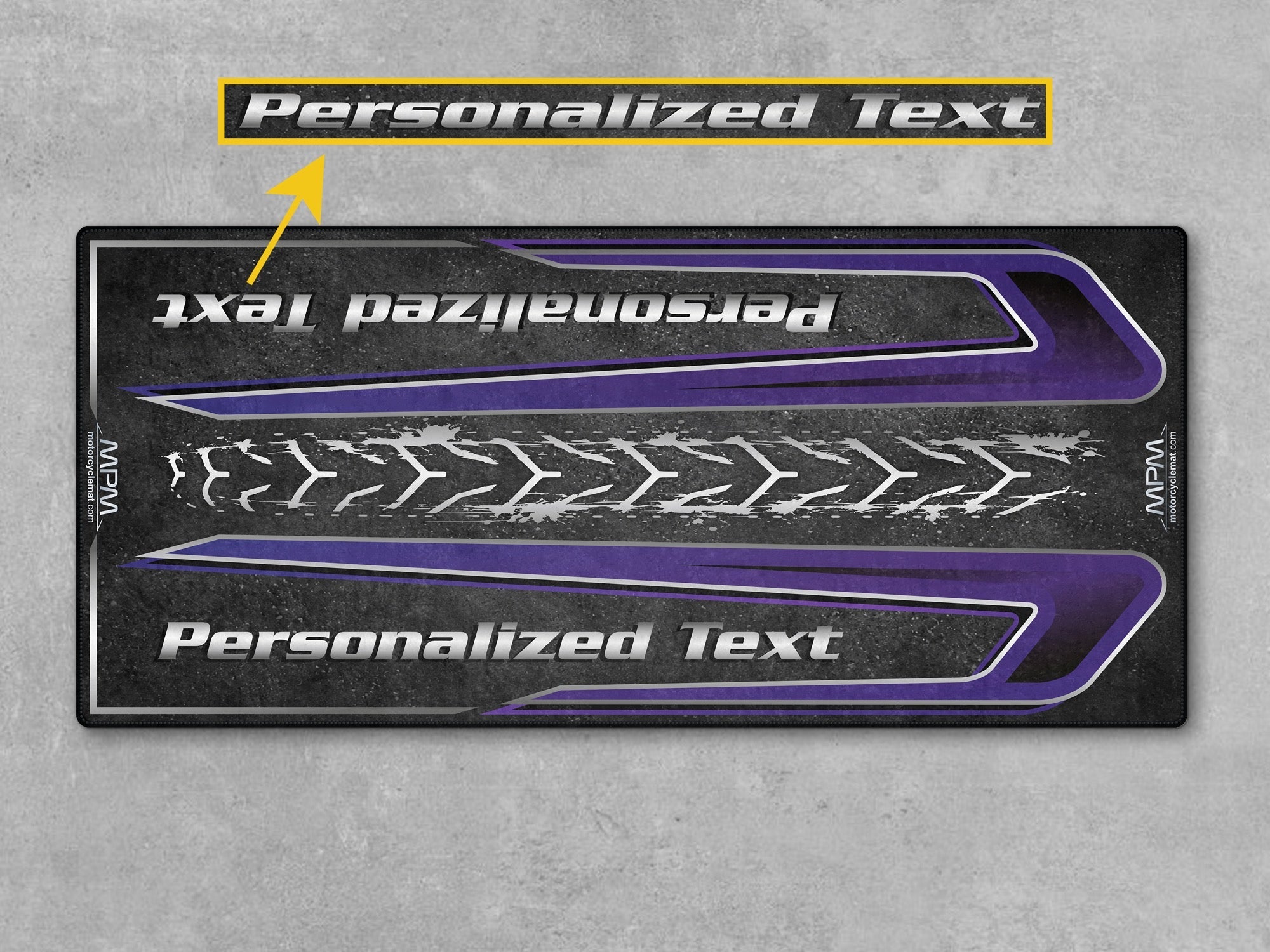 MPM Motorcycle Mat for Touring Motorcycle "Find Your Freedom on the Street" - MM4313