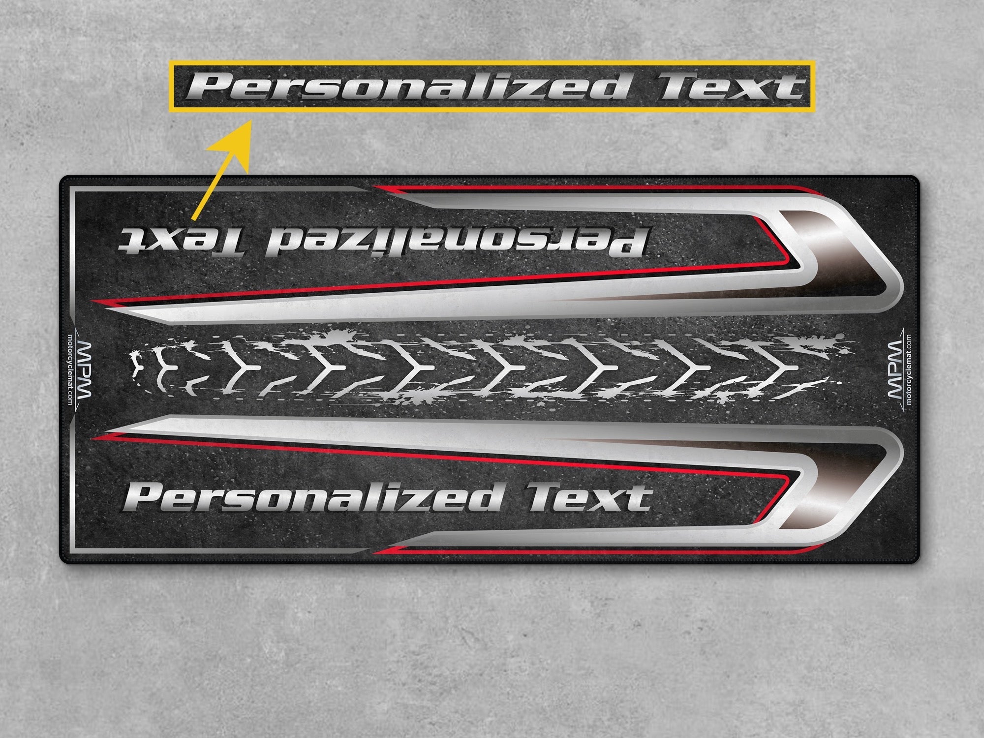MPM Motorcycle Mat for Touring Motorcycle "Find Your Freedom on the Street" - MM4313