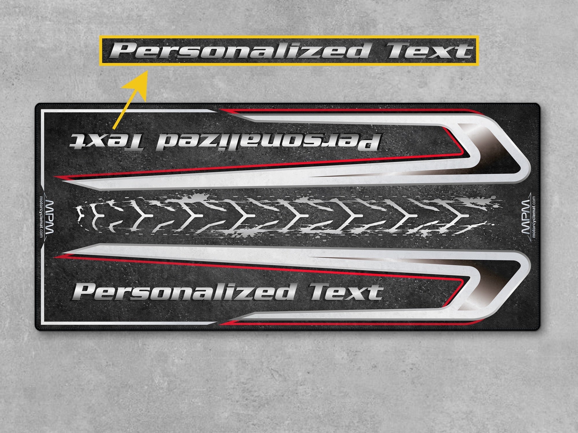 MPM Motorcycle Mat for Touring Motorcycle "Find Your Freedom on the Street" - MM4313