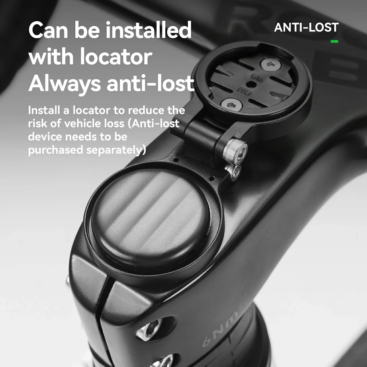Adjustable Headset Cap Bike Computer Mount
