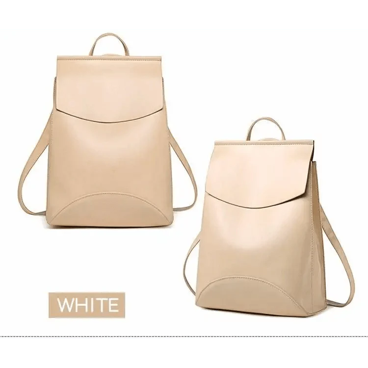 High Quality Leather Backpacks For Fashionable Women And Teenage Girls Large Capacity Shoulder Bagpack